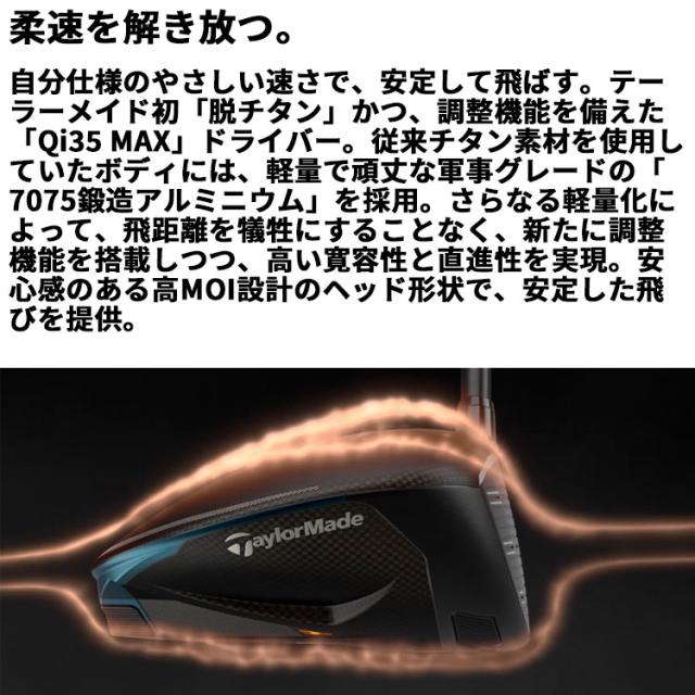 メーカーカスタムクラブ テーラーメイド Qi4D MAX ドライバー 右用