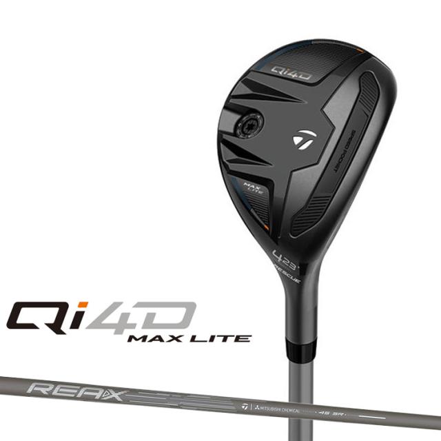 テーラーメイド Qi4D MAX LITE レスキュー 右用 REAX 45 カーボンシャフト日本正規品 2026 TaylorMade ユーティリティ キューアイフォーディー リアックス