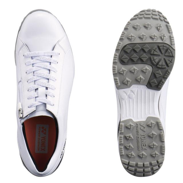 ヨネックス パワークッション706 シューズ メンズ SHG-706 ホワイト 3.5E 防水 スパイクレス ゴルフ YONEX