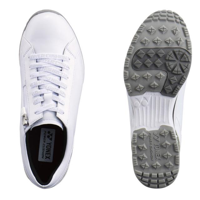 ヨネックス パワークッション706L シューズ レディース SHG-706L ホワイト 3.5E 防水 スパイクレス ゴルフ YONEX