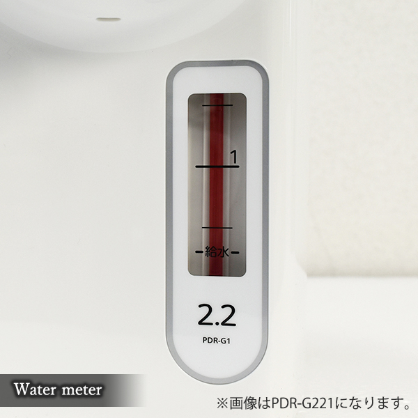 電気ポット タイガー PDR-G301W ホワイト 3L 節電 省スチーム 省エネ シンプル_5
