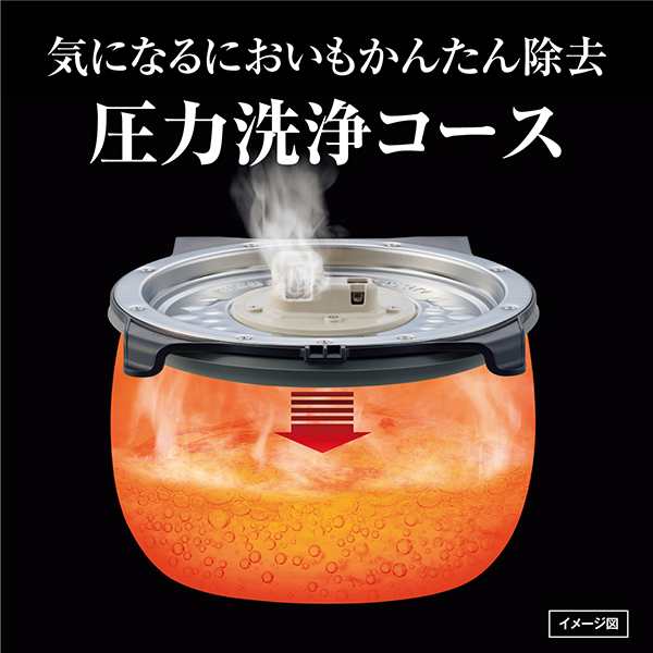 タイガー 炊飯器 5.5合 圧力IH式 ご泡火炊き ブラック JPI-S10NK