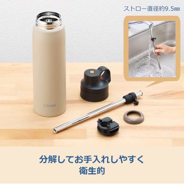 水筒 ストロー ステンレス ボトル マグボトル 0.5L タイガー 水筒 ストロー ステンレス ボトル マグボトル 0.5L タイガー