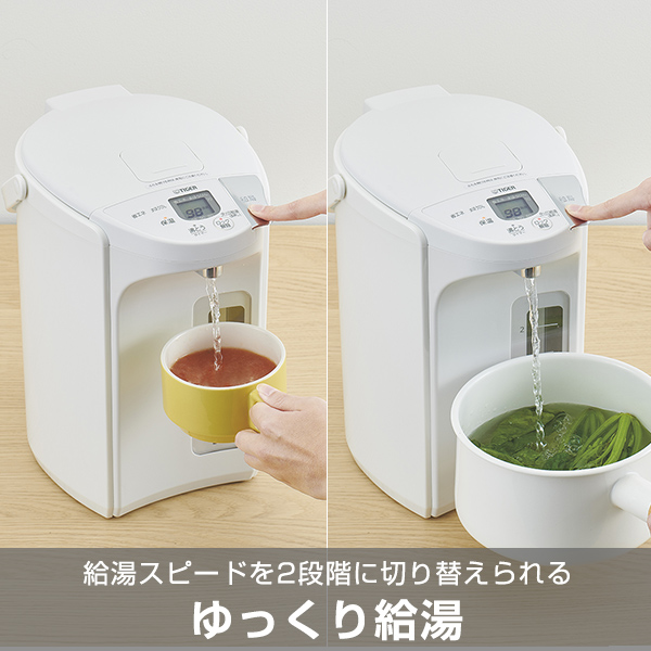 電気ポット 2.2L 保温 タイガー 蒸気レス 魔法瓶 省エネ とく子 PIP-G220