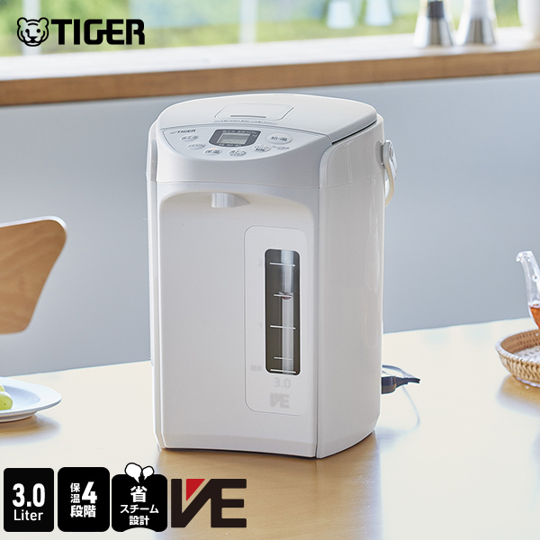 電気ポット 3リットル 保温 タイガー 魔法瓶 省エネ とく子 PIQ-G300 