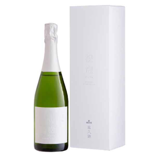 【金賞受賞】 富久錦 純米スパークリング 祝泡 SHU-WA 箱入り（720ml） 金賞受賞 スパークリング純米酒 しゅわ クリスマス 正月 乾杯 シャンパーニュ お酒 酒 アルコール ギフト プレゼント 贈答 贈答用 贈答品の通販は