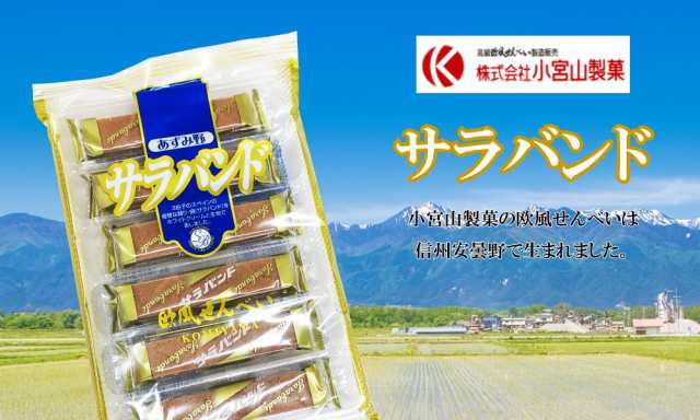 小宮山製菓 サラバンド （2袋） 洋菓子 信州 安曇野 ホワイトクリーム バニラ味の通販はau PAY マーケット - Smile菓彩 au PAY  マーケット店 | au PAY マーケット－通販サイト