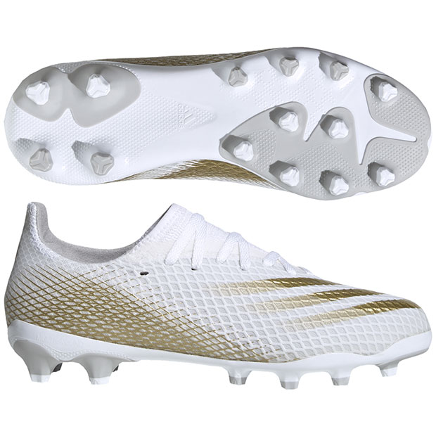 ジュニア エックス ゴースト 3 Hg Ag J フットウェアホワイト メタリックゴールドメランジ Adidas アディダス サッカージュニアスの通販はau Pay マーケット Kemari87 Kishispo サッカー フットサル専門店