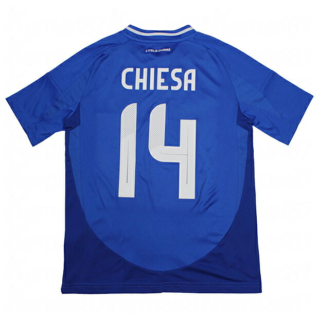 ジュニア イタリア代表 2024 ホーム 半袖レプリカユニフォーム　14.フェデリコ・キエーザ　【adidas|アディダス】ナショナルチームレプリカウェアーgzk61-iq0496-14-cの通販は
