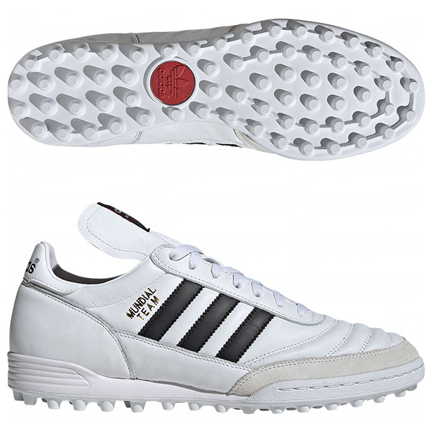 ムンディアルチーム　フットウェアホワイト×コアブラック　【adidas|アディダス】サッカーフットサルトレーニングシューズid4053