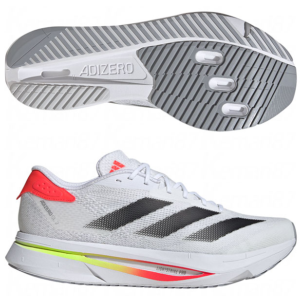 アディゼロ|SL2|M フットウェアホワイト×コアブラック 【adidas|アディダス】ランニングシューズjs1181の通販はau PAY ...