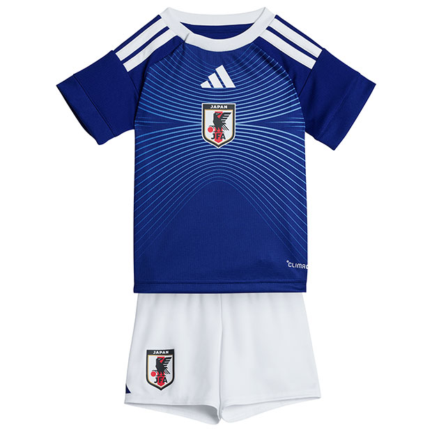 ノベルティ対象 背番号マーク入り ベビー アディダス サッカー日本代表 2026 ホーム レプリカ ユニフォーム セット jz9675　【adidas|アディダス】サッカー日本代表レプリカウェアーc1338-mark