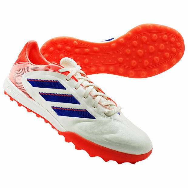 コパ ピュア 3 PRO TF　オフホワイト×ルシッドブルー　【adidas|アディダス】サッカーフットサルトレーニングシューズjr2833