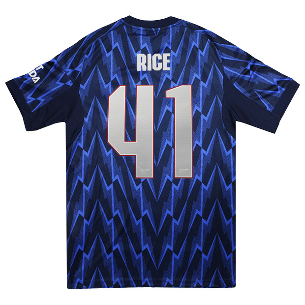 アーセナル 25-26 アウェイ 半袖レプリカユニフォーム　41.デクラン・ライス(CUPフォント)　【adidas|アディダス】クラブチームレプリカウェアーksj33-ji9511-c41-r