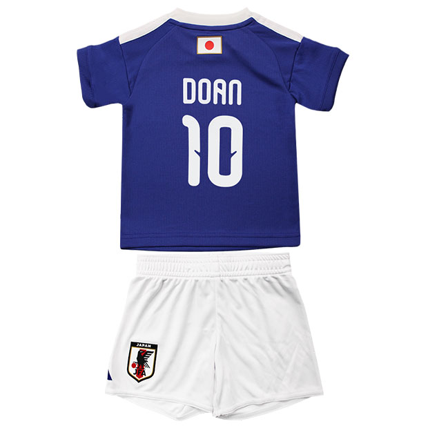 ノベルティ対象 背番号10 堂安律 ベビー アディダス サッカー日本代表 2026 ホーム レプリカ ユニフォーム セット jz9675　【adidas|アディダス】サッカー日本代表レプリカウェアーc1338-10-doan