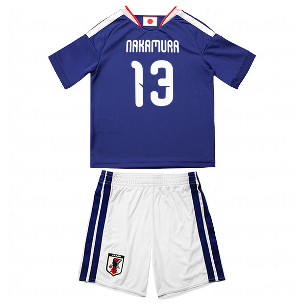 ノベルティ対象 背番号13 中村敬斗 キッズ アディダス サッカー日本代表 2026 ホーム レプリカ ユニフォーム セット jz9676　【adidas|アディダス】サッカー日本代表レプリカウェアーvz513-13-nakamura