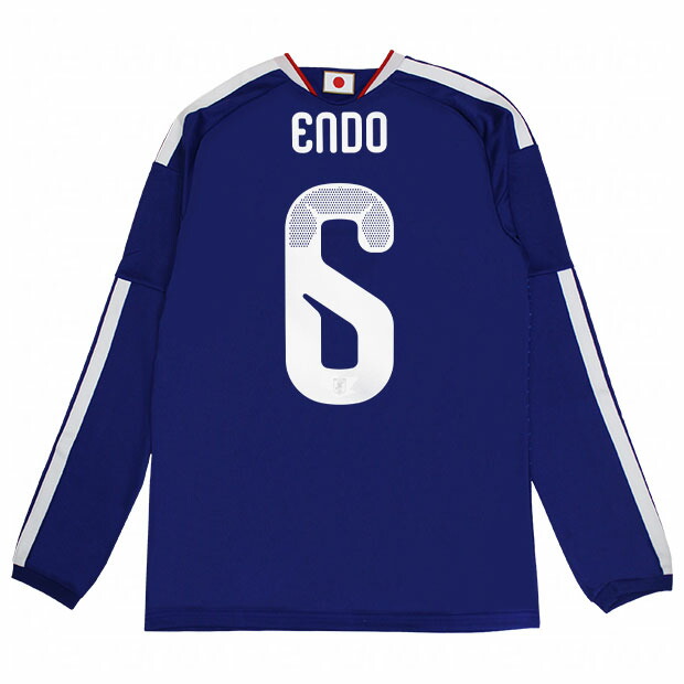 ノベルティ対象 背番号6 遠藤航 アディダス サッカー日本代表 2026 ホーム レプリカ ユニフォーム 長袖 z9680　【adidas|アディダス】サッカー日本代表レプリカウェアーwu905-6-endo