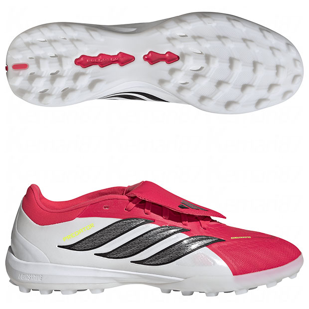 プレデター PRO FT TF　ルシッドレッド×コアブラック　【adidas|アディダス】サッカーフットサルトレーニングシューズjr7866