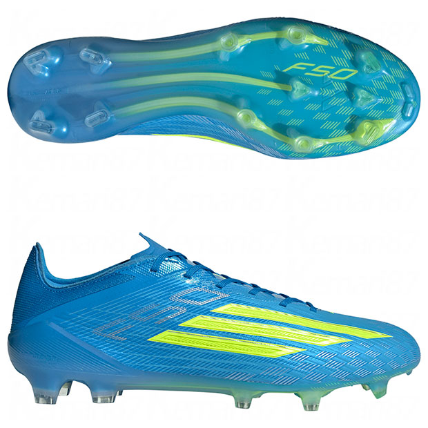 F50 ELITE FG　ルシッドレイブルー×チームソーラーイエロー　【adidas|アディダス】サッカースパイクjr6450