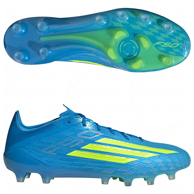 F50 ELITE AG　ルシッドレイブルー×チームソーラーイエロー　【adidas|アディダス】サッカースパイクjr6463