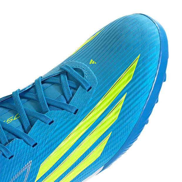 F50 LEAGUE TF　ルシッドレイブルー×チームソーラーイエロー　【adidas|アディダス】サッカーフットサルトレーニングシューズjr8975_4