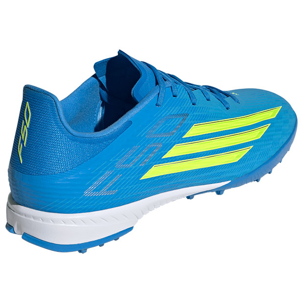 F50 LEAGUE TF　ルシッドレイブルー×チームソーラーイエロー　【adidas|アディダス】サッカーフットサルトレーニングシューズjr8975_6