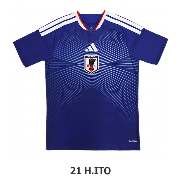 背番号21 伊藤洋輝 アディダス サッカー日本代表 2026 ホーム レプリカ ユニフォーム 半袖 kd3345　【adidas|アディダス】サッカー日本代表レプリカウェアーdaz45-21-hito