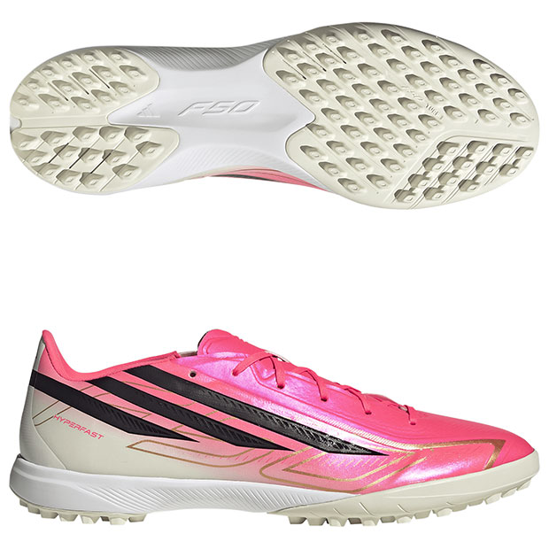 F50 HYPERFAST LEAGUE TF　ソーラーターボ×コアブラック　【adidas|アディダス】サッカーフットサルトレーニングシューズih4582