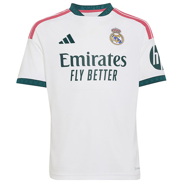 ジュニア レアルマドリッド 26-27 ホーム 半袖レプリカユニフォーム　【adidas|アディダス】クラブチームレプリカウェアーle212-kc3993