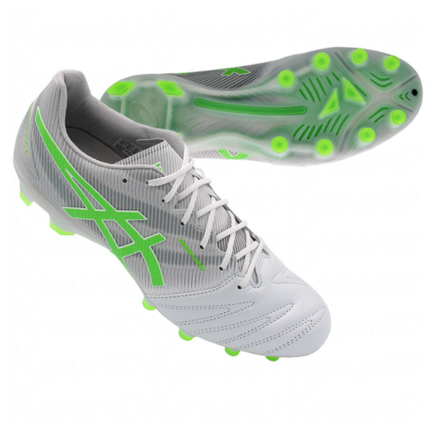 ウルトレッツァ 3　ホワイト×グリーンゲッコ　【asics|アシックス】サッカースパイク1101a058-101