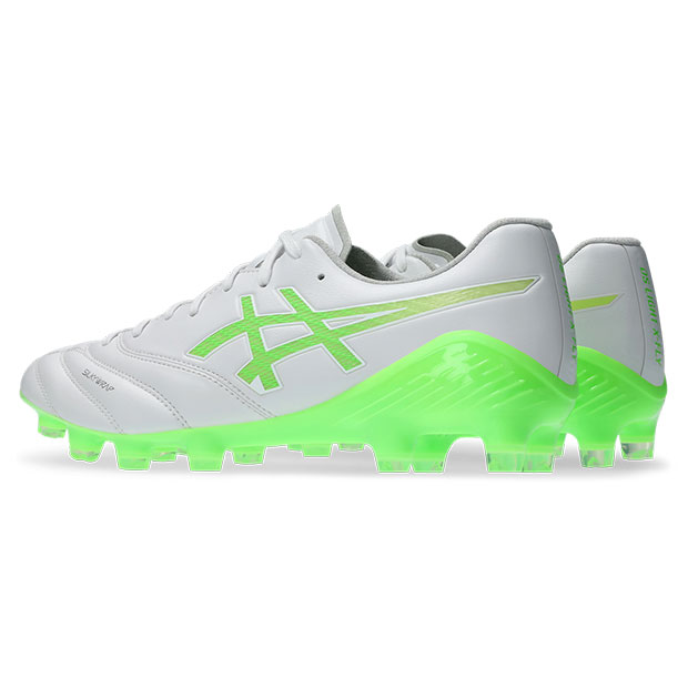 DSライト X-FLY 6　ホワイト×グリーンゲッコ　【asics|アシックス】サッカースパイク1101a076-100_6