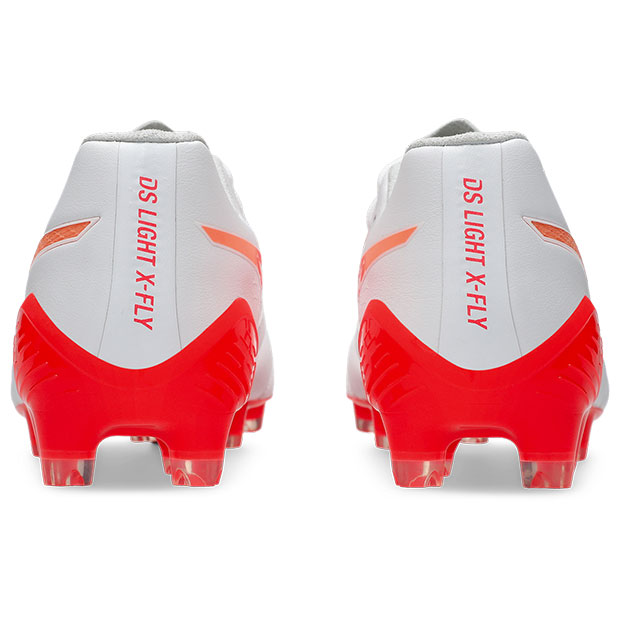 DSライト X-FLY 6　ホワイト×フラッシュレッド　【asics|アシックス】サッカースパイク1101a076-101_5