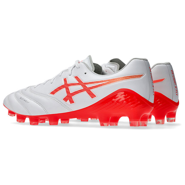 DSライト X-FLY 6　ホワイト×フラッシュレッド　【asics|アシックス】サッカースパイク1101a076-101_6