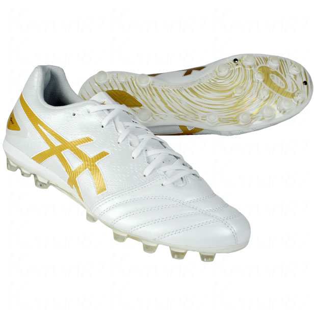 DSライト|プロ|AG ホワイト×ピュアゴールド 【asics|アシックス