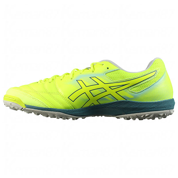 デスタッキ K FF TF　セーフティイエロー×アトランティスブルー　【asics|アシックス】サッカーフットサルトレーニングシューズ1111a218-750_2