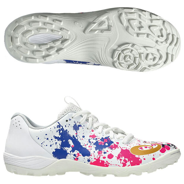 トッキ 8 TF ホワイト×ピュアゴールド 【asics|アシックス】サッカー 