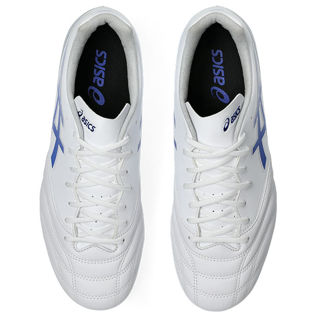 DSライト アドバンス　ホワイト×アシックスブルー　【asics|アシックス】サッカースパイク1103a125-100_3