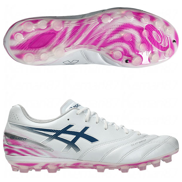 DSライト プロ AG　ホワイト×デジタルサクラ　【asics|アシックス】サッカースパイク1103a127-101