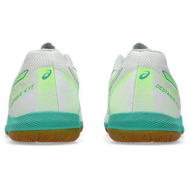 デスタッキ K FF ホワイト×イルミネートグリーン 【asics|アシックス 