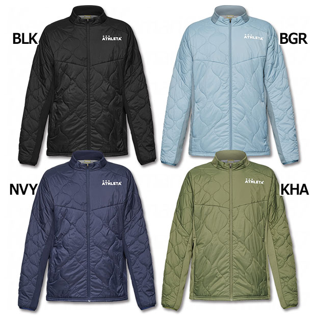 ジュニア グリッド起毛パディングトレーニングジャケット　【ATHLETA|アスレタ】サッカーフットサルジュニア防寒ウェアー04162jの通販は
