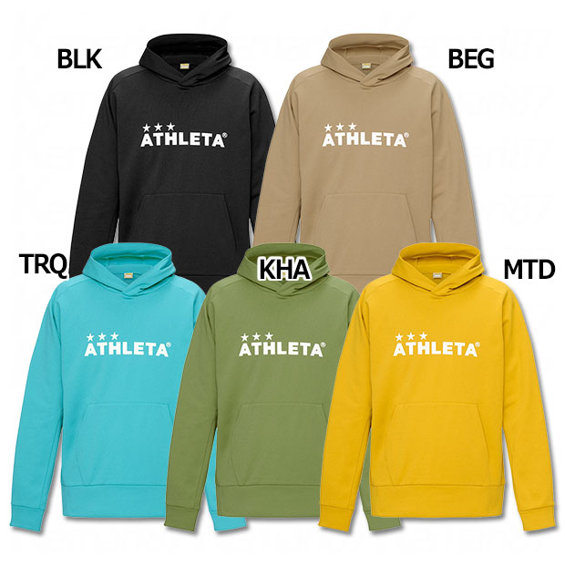 スウェットパーカー　【ATHLETA|アスレタ】サッカーフットサルウェアー03403