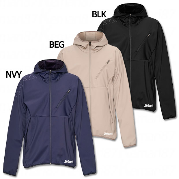 O-Rei ウォームテックソフトシェルジャケット　【ATHLETA|アスレタ】サッカーフットサルウェアーrei-1198