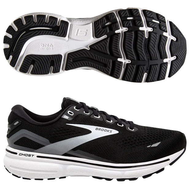 Ghost 15 ゴースト 15　ブラック×ホワイト　【BROOKS|ブルックス】ランニングシューズbrm3933-blkwht