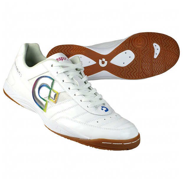 ボアビスタ|KI|3　パールホワイト×ミラーシルバー　【Desporte|デスポルチ】フットサルシューズds2133-pwmsil