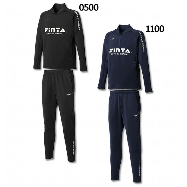 ハーフジップジャージセットアップ　【FINTA|フィンタ】サッカーフットサルウェアーft7814