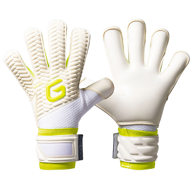 マトゥー ロールプロ　ホワイト×フラッシュイエロー　【GAViC|ガビック】サッカーフットサルゴールキーパーグローブgc3017-whtfyl