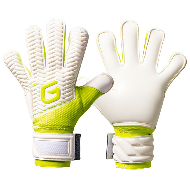 マトゥー フラットプロ　ホワイト×フラッシュイエロー　【GAViC|ガビック】サッカーフットサルゴールキーパーグローブgc3018-whtfyl