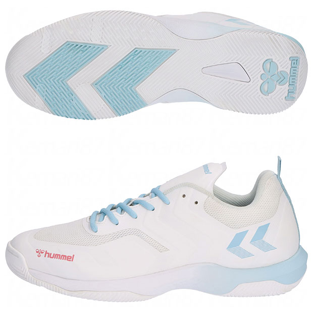 レジェンドフライ 6.0　ホワイト×ターコイズ　【hummel|ヒュンメル】ハンドボールシューズhas8042-1062 8,029円