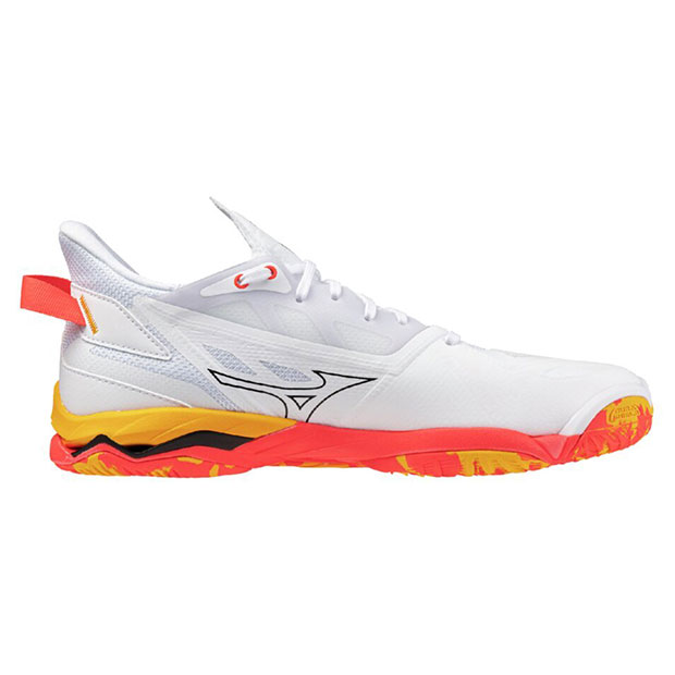 ウエーブ ミラージュ 5 ホワイト×オレンジ 【MIZUNO|ミズノ