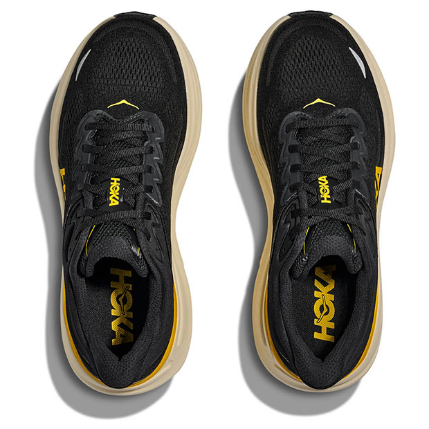 ボンダイ 9 BONDI 9　カーボンブラック×イエローゴールド　【HOKA|ホカ】ランニングシューズ1162011-cwg_3